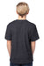 Threadfast Apparel 602A Youth Short Sleeve Crewneck T-Shirt Black Model Back