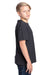 Threadfast Apparel 602A Youth Short Sleeve Crewneck T-Shirt Black Model Side