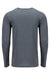 Next Level 6071 Mens Jersey Long Sleeve Crewneck T-Shirt Indigo Blue Flat Back