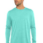 Next Level Mens Jersey Long Sleeve Crewneck T-Shirt - Tahiti Blue