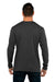 Next Level 6071 Mens Jersey Long Sleeve Crewneck T-Shirt Vintage Black Model Back