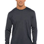 Next Level Mens Jersey Long Sleeve Crewneck T-Shirt - Vintage Navy Blue