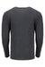 Next Level 6071 Mens Jersey Long Sleeve Crewneck T-Shirt Vintage Navy Blue Flat Back