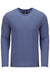 Next Level 6071 Mens Jersey Long Sleeve Crewneck T-Shirt Vintage Royal Blue Flat Front