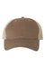 Richardson 111 Mens Garment Washed Trucker Hat Driftwood Brown/Khaki Flat Front