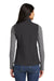 Port Authority L325 Womens Core Wind & Water Resistant Full Zip Vest Heather Charcoal Black Model Back