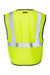 Kishigo 1535-1536 Mens One Pocket Breakaway Vest Lime Green Flat Back