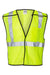 Kishigo 1535-1536 Mens One Pocket Breakaway Vest Lime Green Flat Front