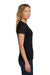 Gildan 64000L/G640L Womens Softstyle Short Sleeve Crewneck T-Shirt Black Model Side