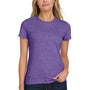 Gildan Womens Softstyle Short Sleeve Crewneck T-Shirt - Heather Purple