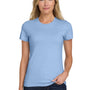 Gildan Womens Softstyle Short Sleeve Crewneck T-Shirt - Light Blue