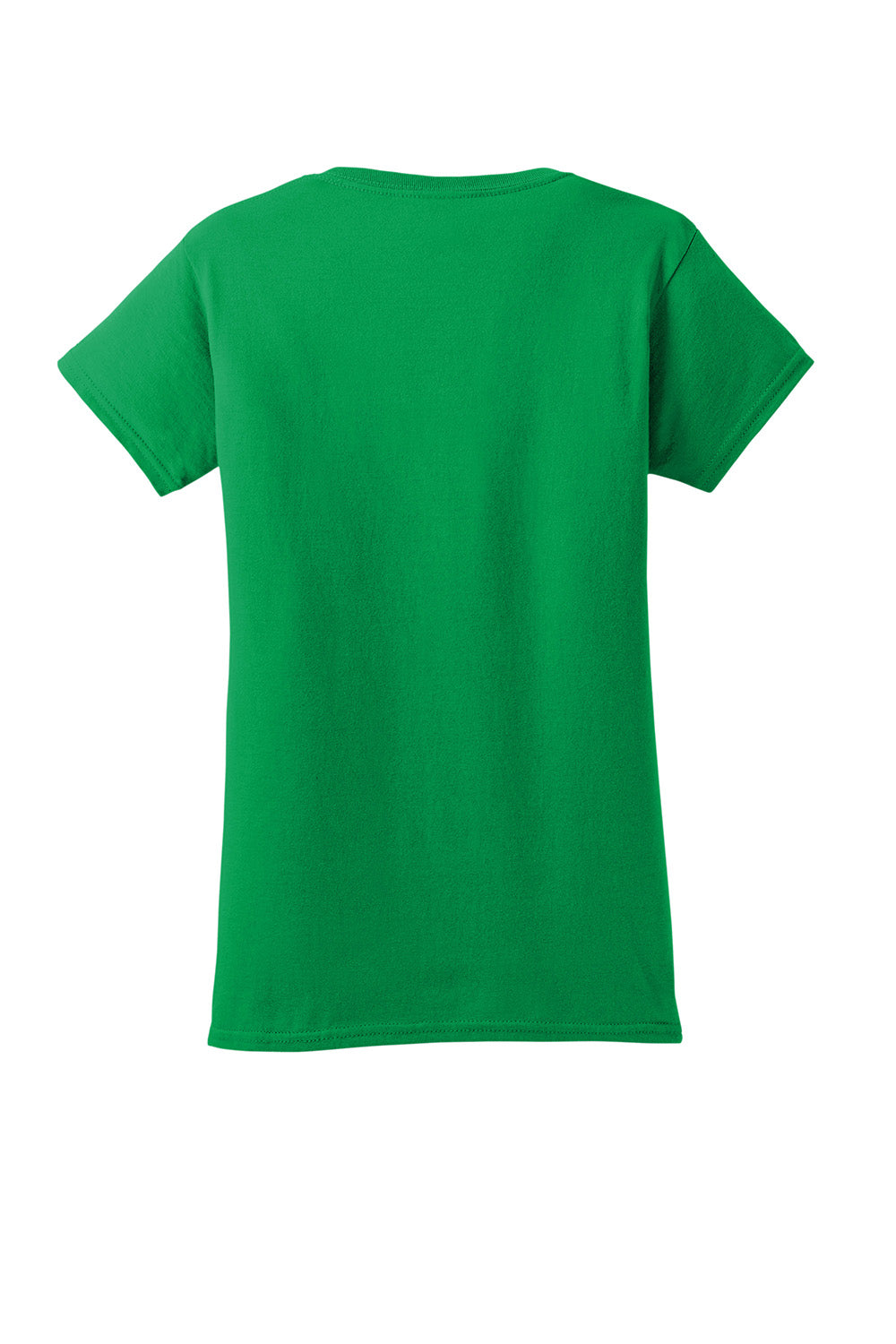 Gildan 64000L/G640L Womens Softstyle Short Sleeve Crewneck T-Shirt Irish Green Flat Back