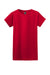 Gildan 64000L/G640L Womens Softstyle Short Sleeve Crewneck T-Shirt Red Flat Front