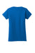 Gildan 64000L/G640L Womens Softstyle Short Sleeve Crewneck T-Shirt Royal Blue Flat Back