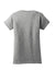 Gildan 64000L/G640L Womens Softstyle Short Sleeve Crewneck T-Shirt Sport Grey Flat Back