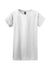 Gildan 64000L/G640L Womens Softstyle Short Sleeve Crewneck T-Shirt White Flat Front