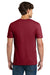 Gildan 64000/G640 Mens Softstyle Short Sleeve Crewneck T-Shirt Antique Cherry Red Model Back