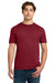 Gildan 64000/G640 Mens Softstyle Short Sleeve Crewneck T-Shirt Cardinal Red Model Front