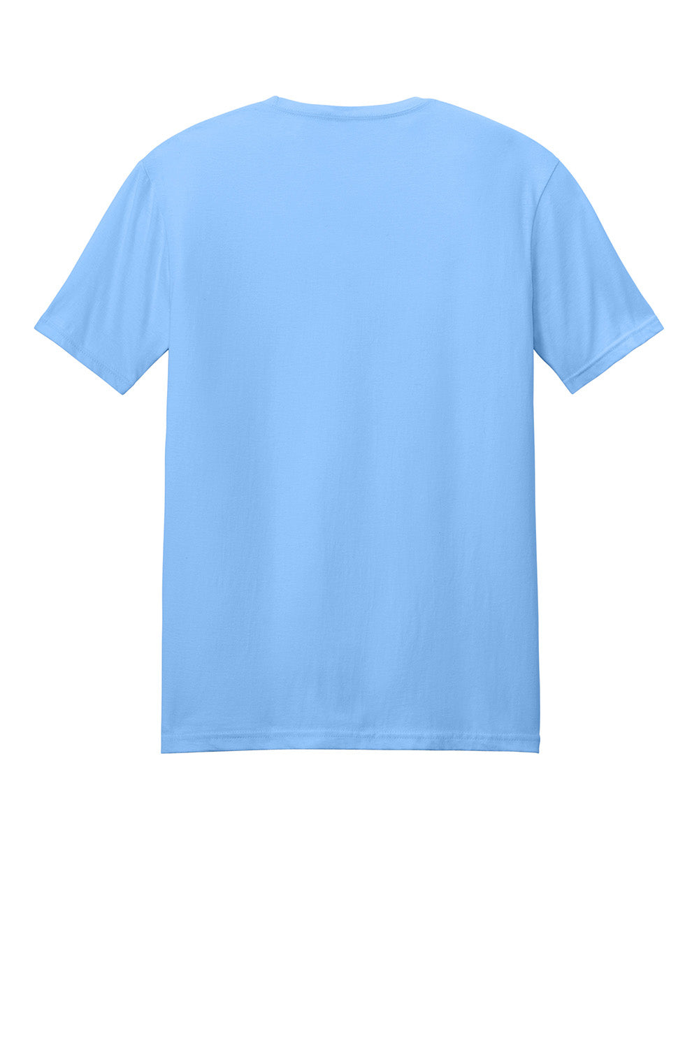 Gildan 64000/G640 Mens Softstyle Short Sleeve Crewneck T-Shirt Carolina Blue Flat Back