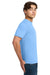 Gildan 64000/G640 Mens Softstyle Short Sleeve Crewneck T-Shirt Carolina Blue Model Side