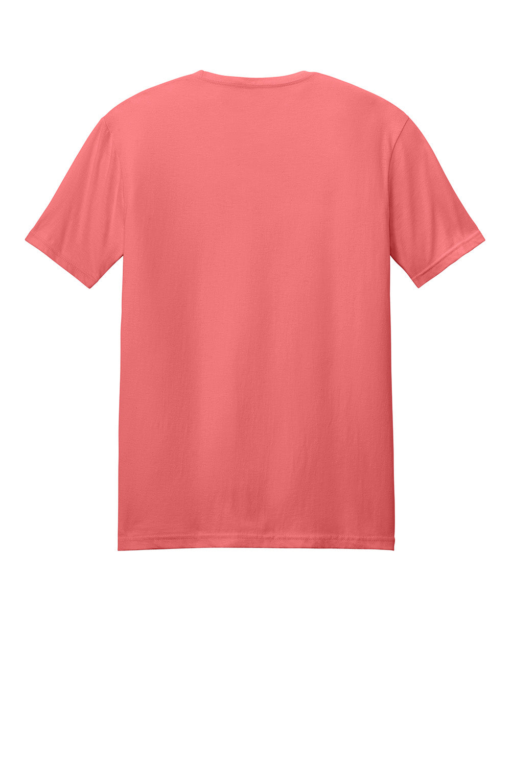 Gildan 64000/G640 Mens Softstyle Short Sleeve Crewneck T-Shirt Coral Silk Flat Back