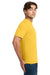 Gildan 64000/G640 Mens Softstyle Short Sleeve Crewneck T-Shirt Daisy Yellow Model Side