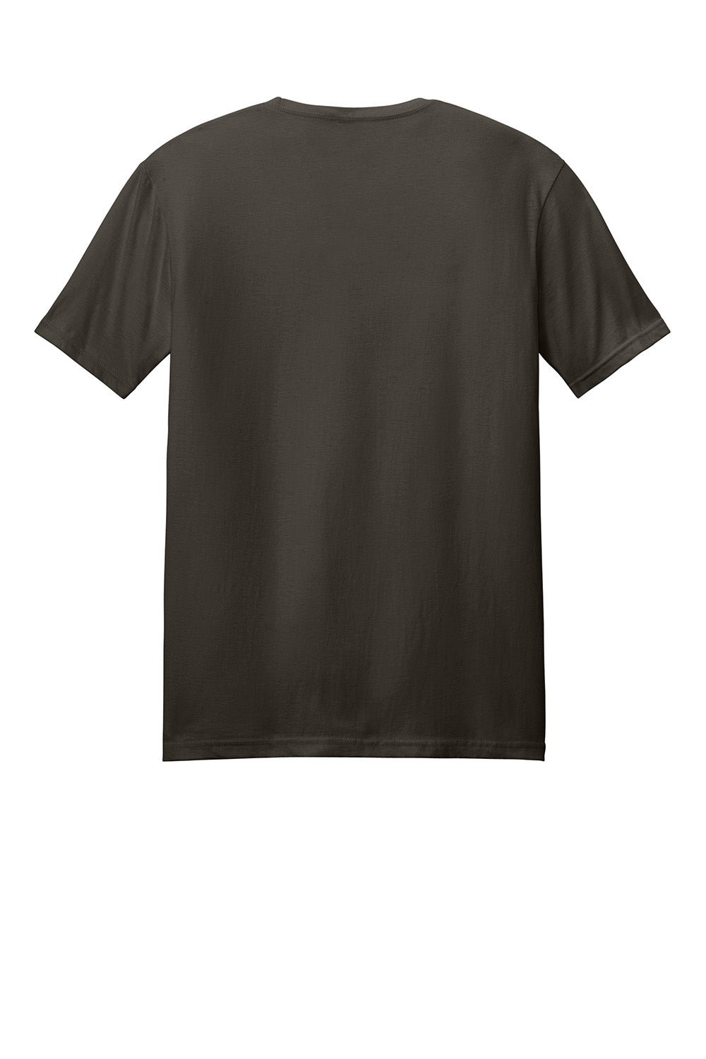 Gildan 64000/G640 Mens Softstyle Short Sleeve Crewneck T-Shirt Dark Chocolate Brown Flat Back