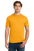 Gildan 64000/G640 Mens Softstyle Short Sleeve Crewneck T-Shirt Gold Model Front