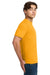 Gildan 64000/G640 Mens Softstyle Short Sleeve Crewneck T-Shirt Gold Model Side