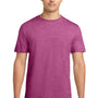 Gildan Mens Softstyle Short Sleeve Crewneck T-Shirt - Heather Berry Pink