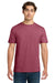 Gildan 64000/G640 Mens Softstyle Short Sleeve Crewneck T-Shirt Heather Cardinal Red Model Front