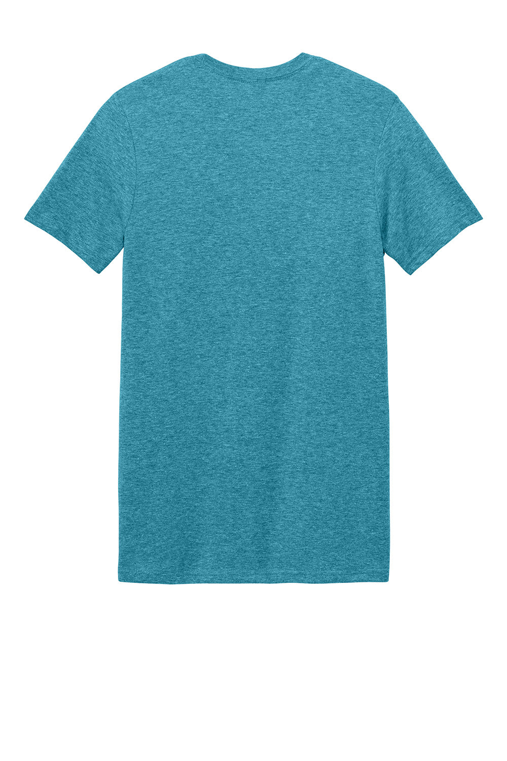 Gildan 64000/G640 Mens Softstyle Short Sleeve Crewneck T-Shirt Heather Galapagos Blue Flat Back