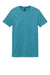 Gildan 64000/G640 Mens Softstyle Short Sleeve Crewneck T-Shirt Heather Galapagos Blue Flat Front