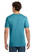 Gildan 64000/G640 Mens Softstyle Short Sleeve Crewneck T-Shirt Heather Galapagos Blue Model Back