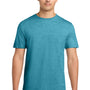 Gildan Mens Softstyle Short Sleeve Crewneck T-Shirt - Heather Galapagos Blue