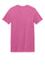 Gildan 64000/G640 Mens Softstyle Short Sleeve Crewneck T-Shirt Heather Heliconia Pink Flat Back