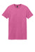 Gildan 64000/G640 Mens Softstyle Short Sleeve Crewneck T-Shirt Heather Heliconia Pink Flat Front