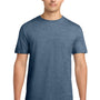 Gildan Mens Softstyle Short Sleeve Crewneck T-Shirt - Heather Indigo Blue