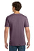 Gildan 64000/G640 Mens Softstyle Short Sleeve Crewneck T-Shirt Heather Maroon Model Back