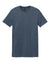 Gildan 64000/G640 Mens Softstyle Short Sleeve Crewneck T-Shirt Heather Navy Blue Flat Front