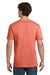 Gildan 64000/G640 Mens Softstyle Short Sleeve Crewneck T-Shirt Heather Orange Model Back