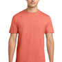 Gildan Mens Softstyle Short Sleeve Crewneck T-Shirt - Heather Orange