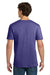 Gildan 64000/G640 Mens Softstyle Short Sleeve Crewneck T-Shirt Heather Purple Model Back