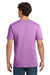 Gildan 64000/G640 Mens Softstyle Short Sleeve Crewneck T-Shirt Heather Radiant Orchid Purple Model Back