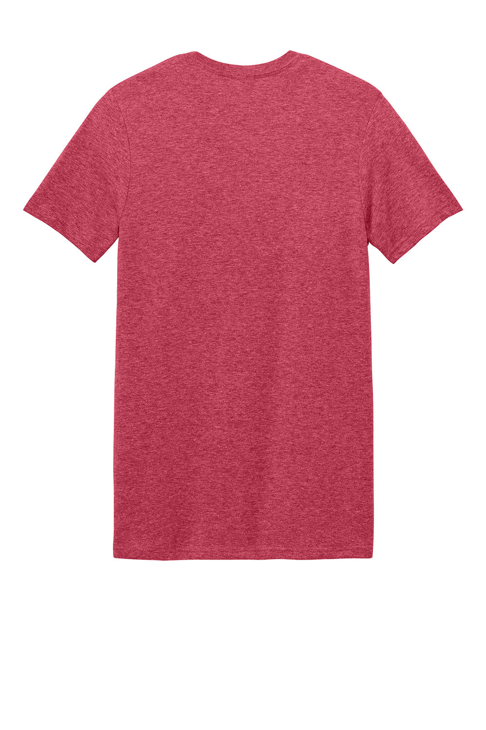 Gildan 64000/G640 Mens Softstyle Short Sleeve Crewneck T-Shirt Heather Red Flat Back