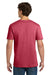 Gildan 64000/G640 Mens Softstyle Short Sleeve Crewneck T-Shirt Heather Red Model Back