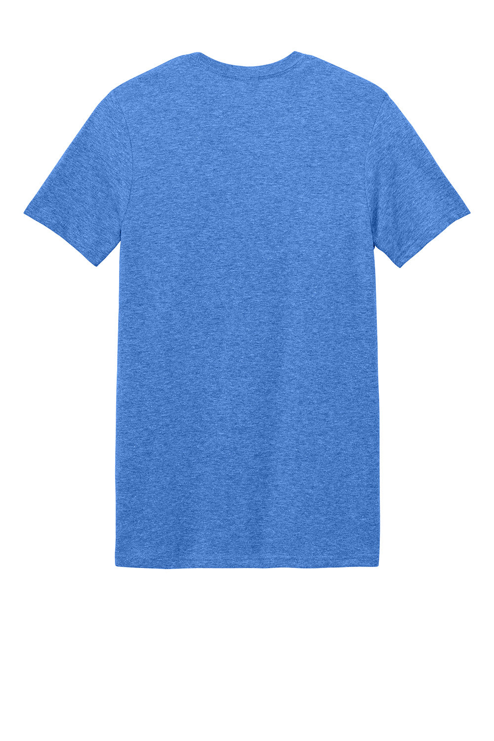 Gildan 64000/G640 Mens Softstyle Short Sleeve Crewneck T-Shirt Heather Royal Blue Flat Back