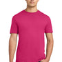 Gildan Mens Softstyle Short Sleeve Crewneck T-Shirt - Heliconia Pink