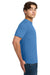 Gildan 64000/G640 Mens Softstyle Short Sleeve Crewneck T-Shirt Iris Blue Model Side