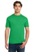 Gildan 64000/G640 Mens Softstyle Short Sleeve Crewneck T-Shirt Irish Green Model Front